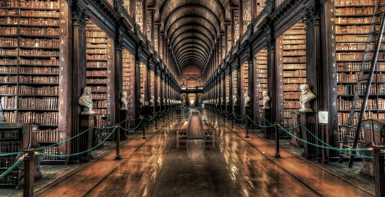 Библиотека Тринити-колледжа в Дублине. Фото: flickr.com/danielmennerich