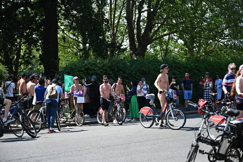 В Лондоне состоялся «голый велопробег»