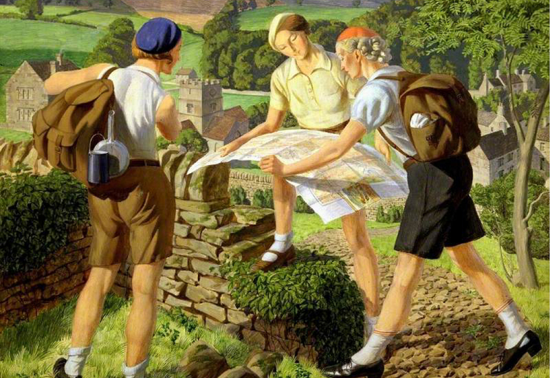 James Walker Tucker’s Hiking, 1936. Источник: Laing Art Gallery